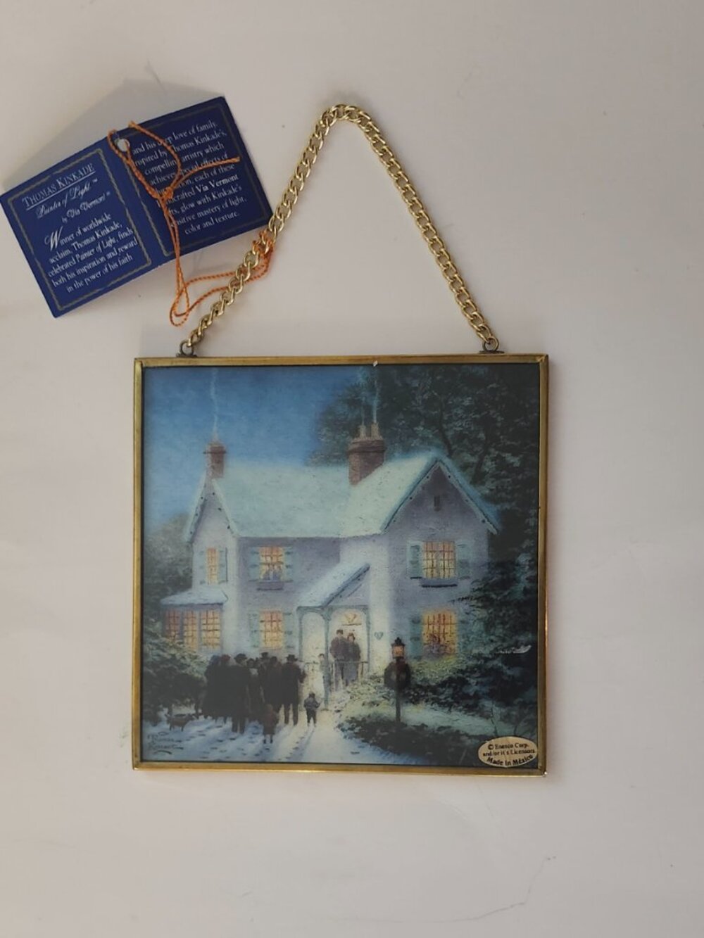 Evening Carolers Stained Glass Suncatcher Thomas Kinkade